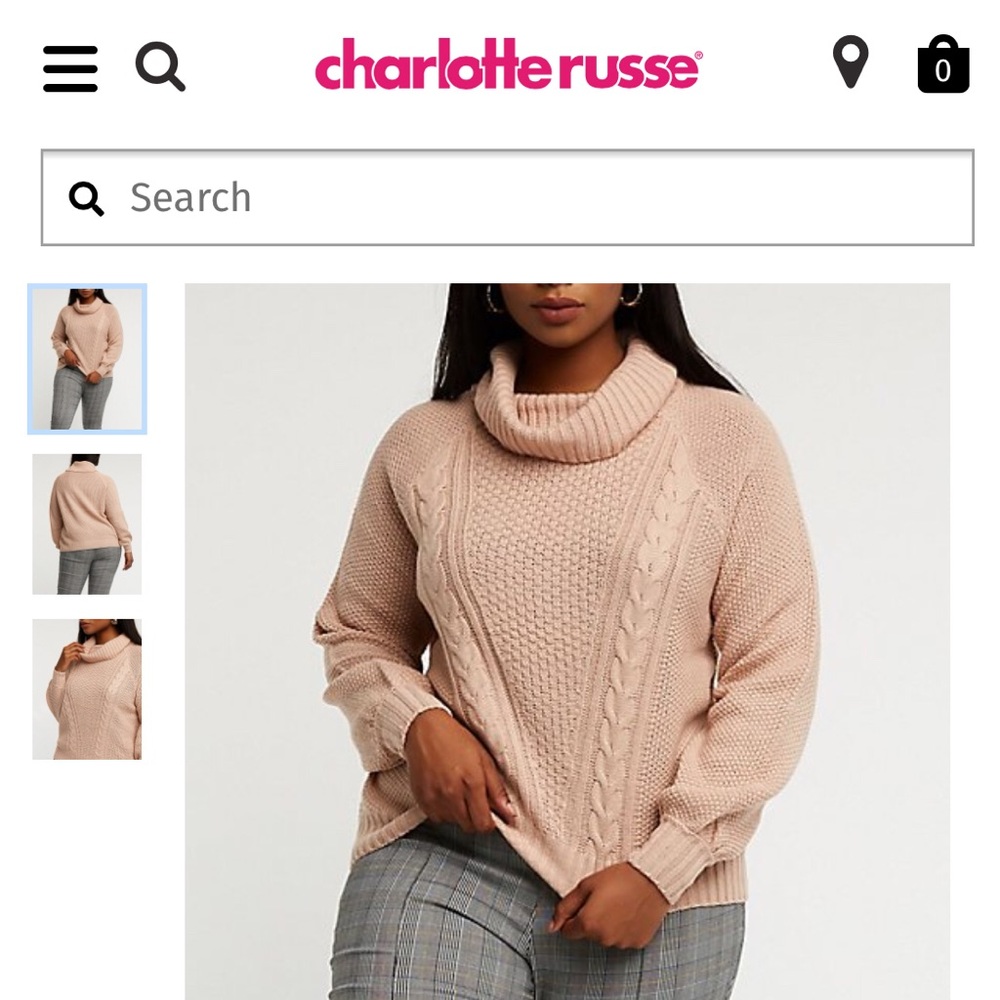 CharlotteRusse turtleneck sweater